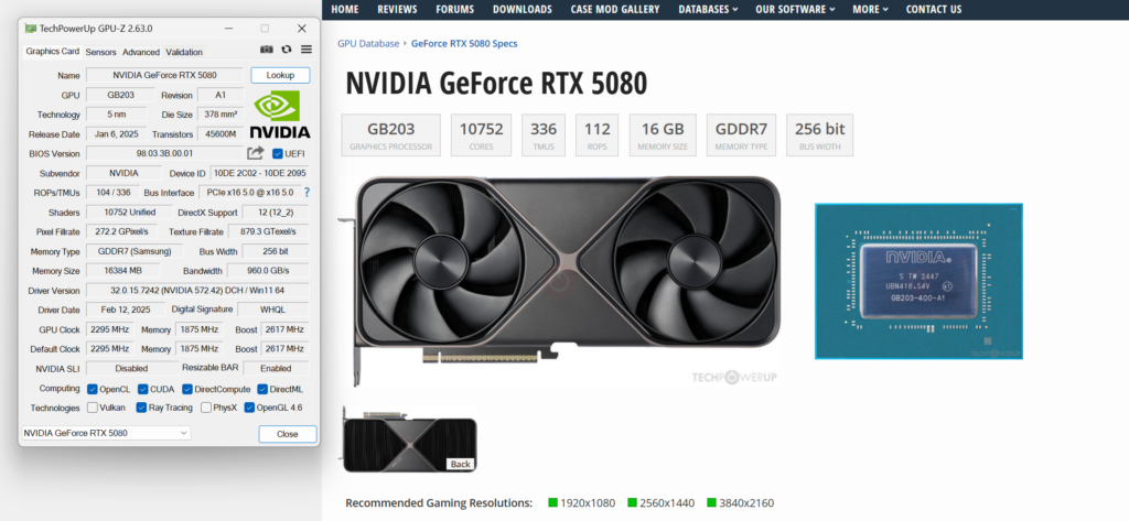 NVIDIA RTX 5080 brakujące ROP