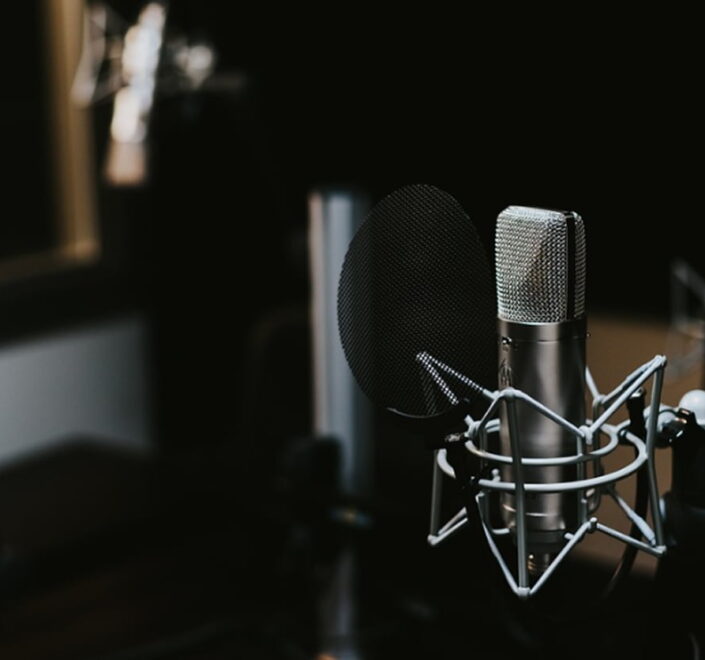 Studio nagran mikrofon