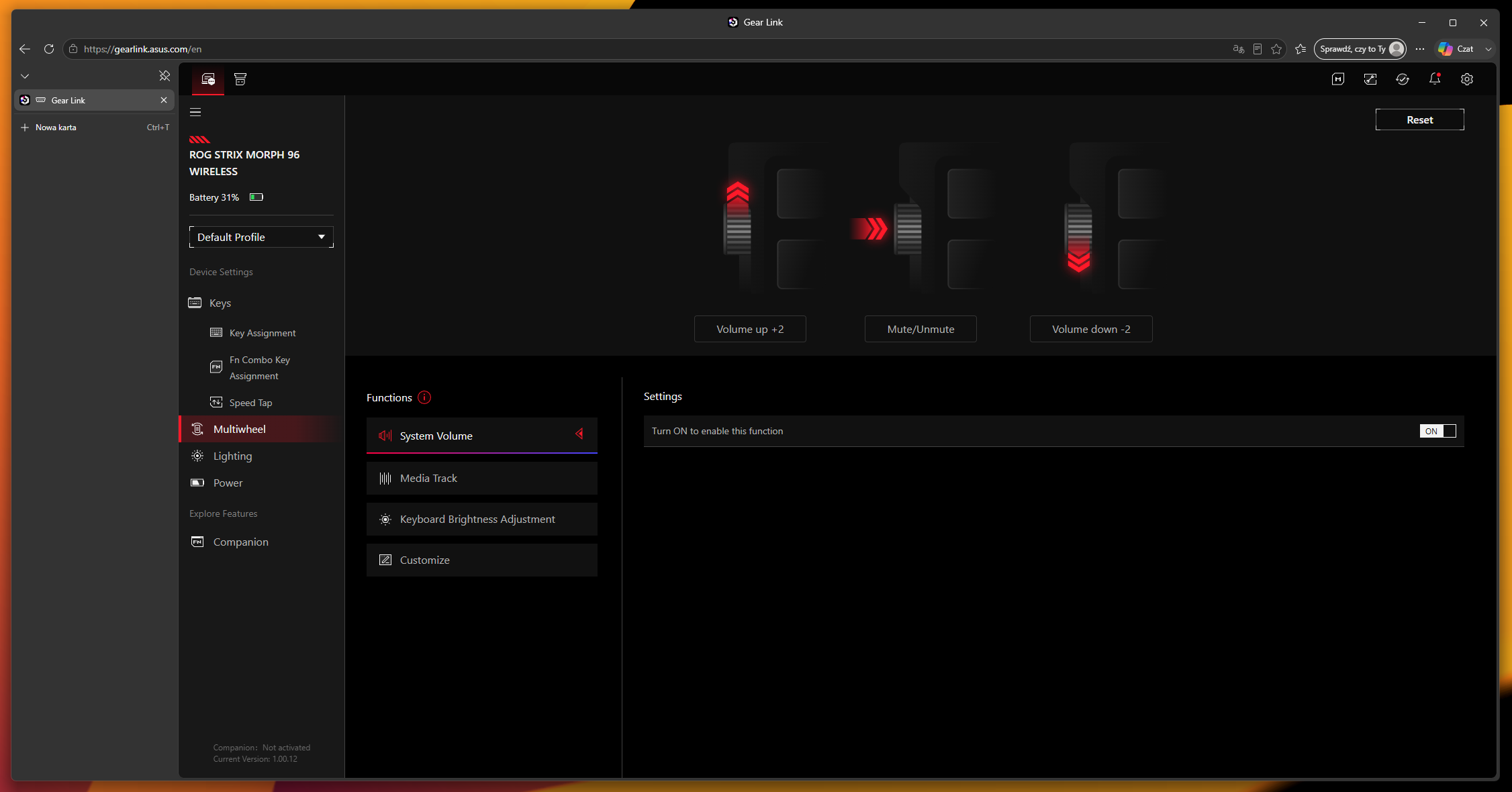 Asus ROG Strix Morph 96 Wireless - d(ROG)a do ideału? 69 Zrzut ekranu 2026 08 21 094248